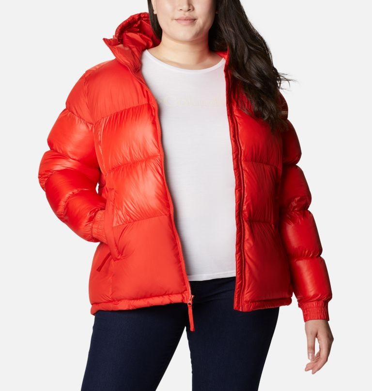 Women's Columbia Pike Lake II Insulated Jackets Red | Plus Size CA-H86LA